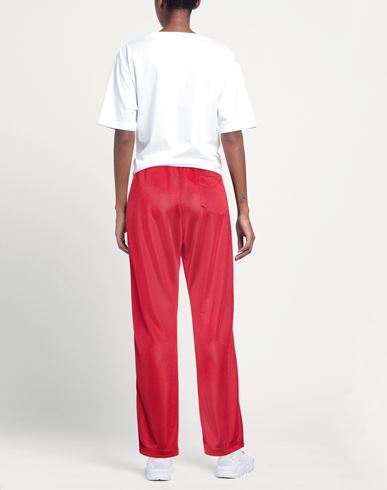 Woman Pants Red Size L Polyester, Cotton