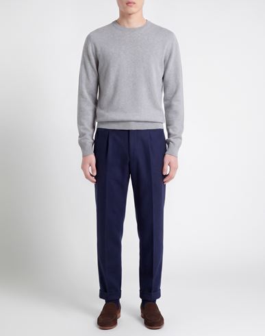 Man Sweater Light grey Size L Virgin Wool, Cashmere