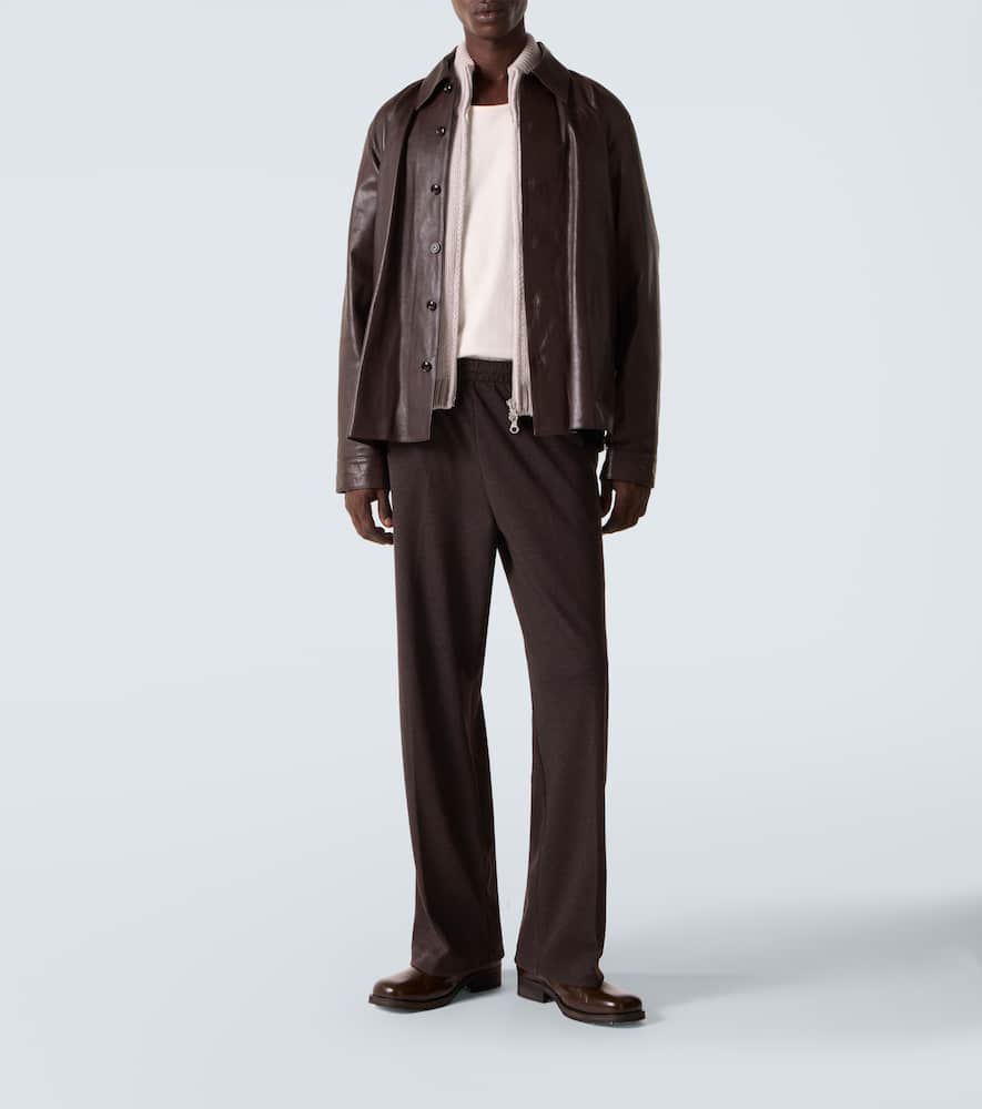 Breeze cotton and wool-blend sweatpants