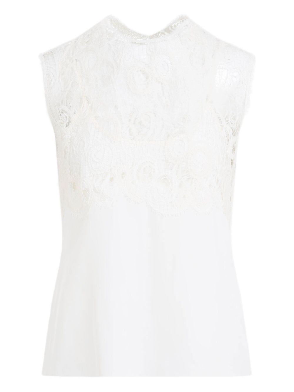 Sleeveless top - White