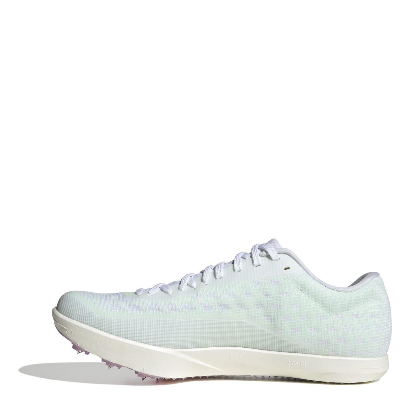 Adidas Mens Adizero Low Top Running Spikes in Ftwr White