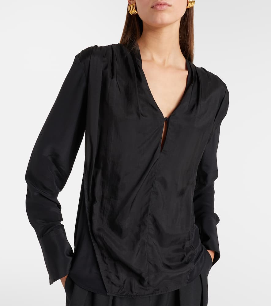 Silk crêpe de chine blouse