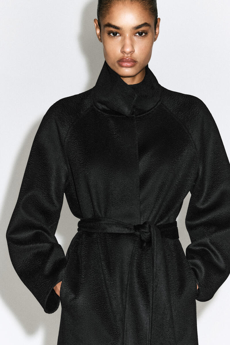 Belted Double-Faced Cashmere Coat