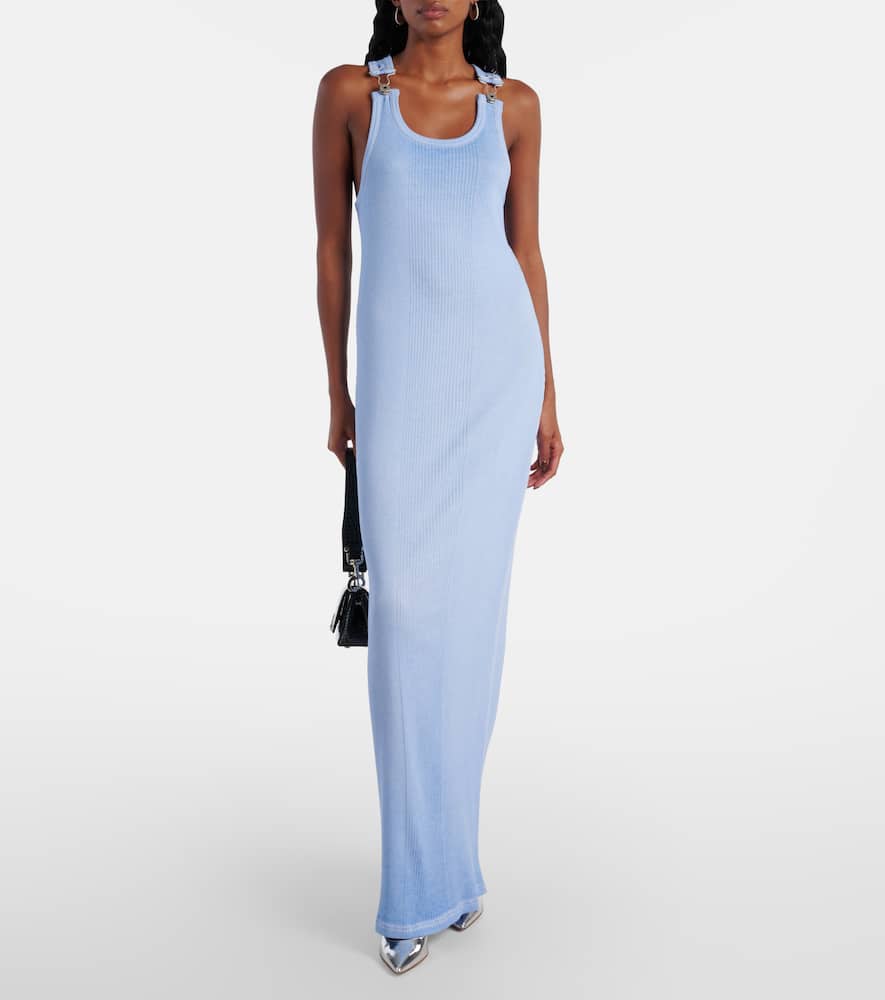 Jean Paul Gaultier Cotton jersey maxi dress