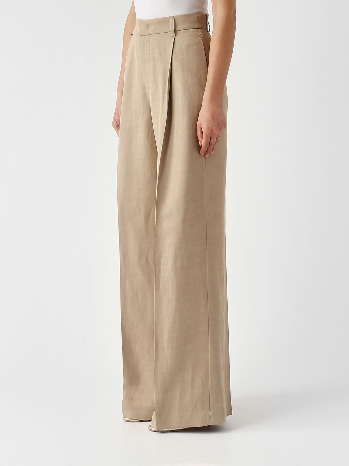 Pants Woman color Brown