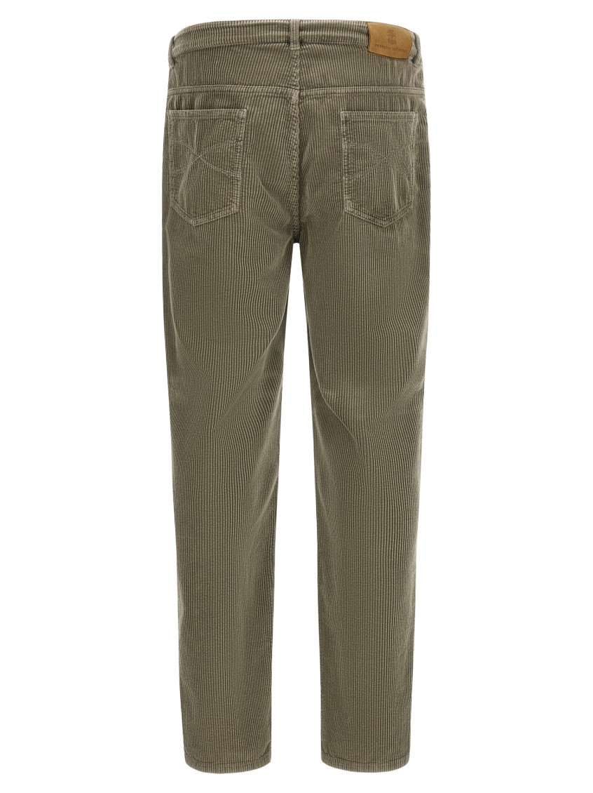 Corduroy Straight-leg Trousers
