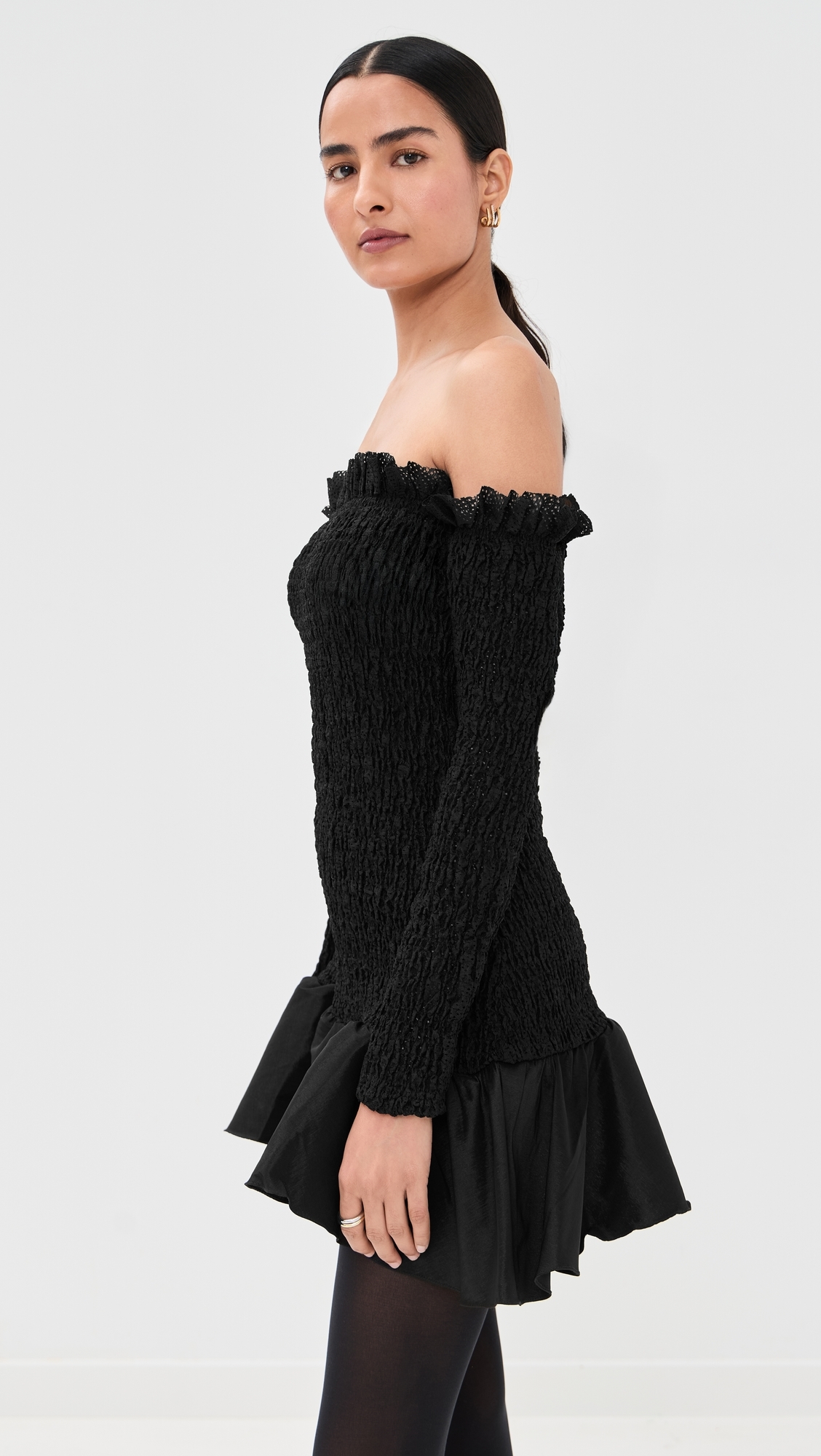 Dot Dress Black