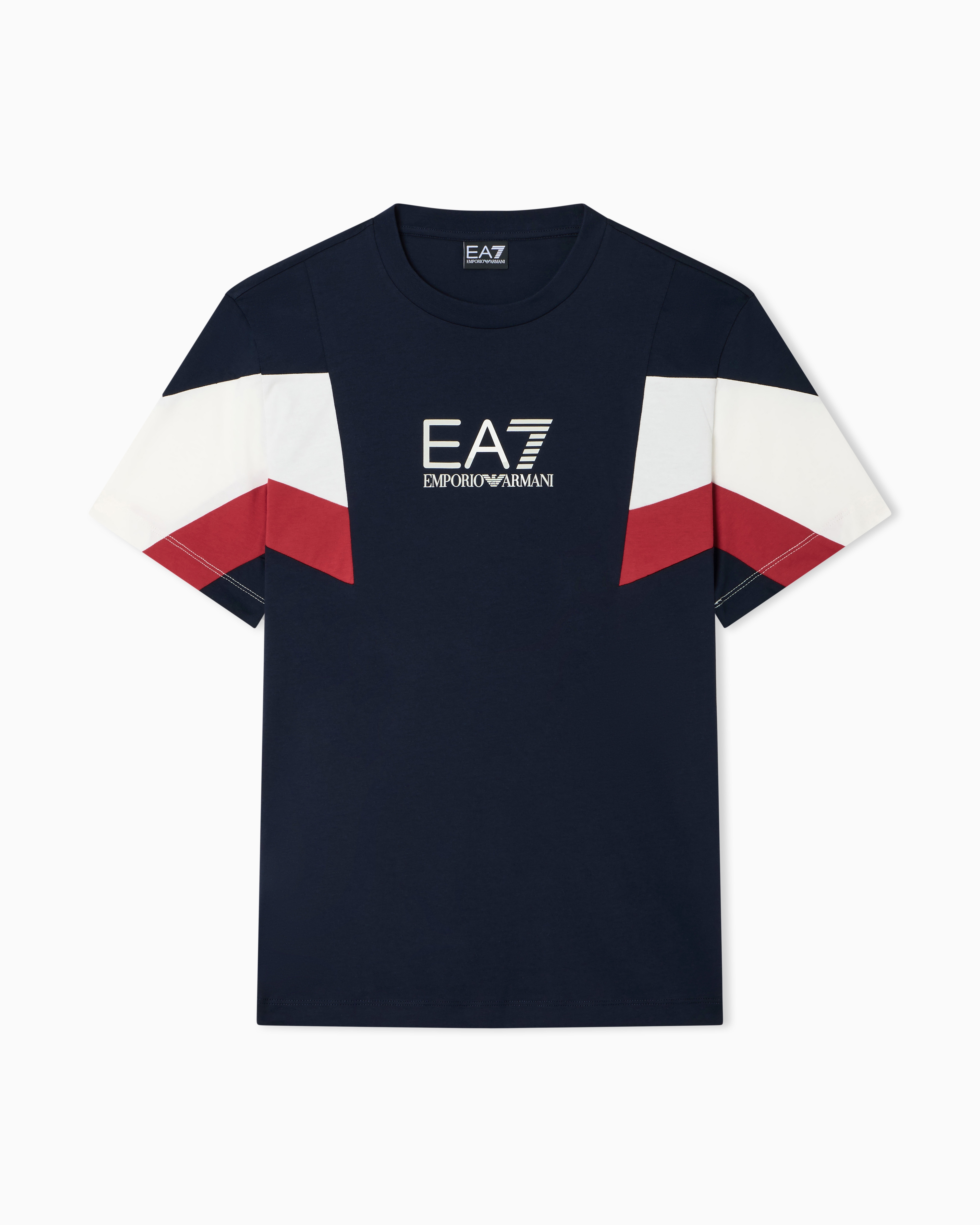 Summer Block cotton jersey crew-neck T-shirt