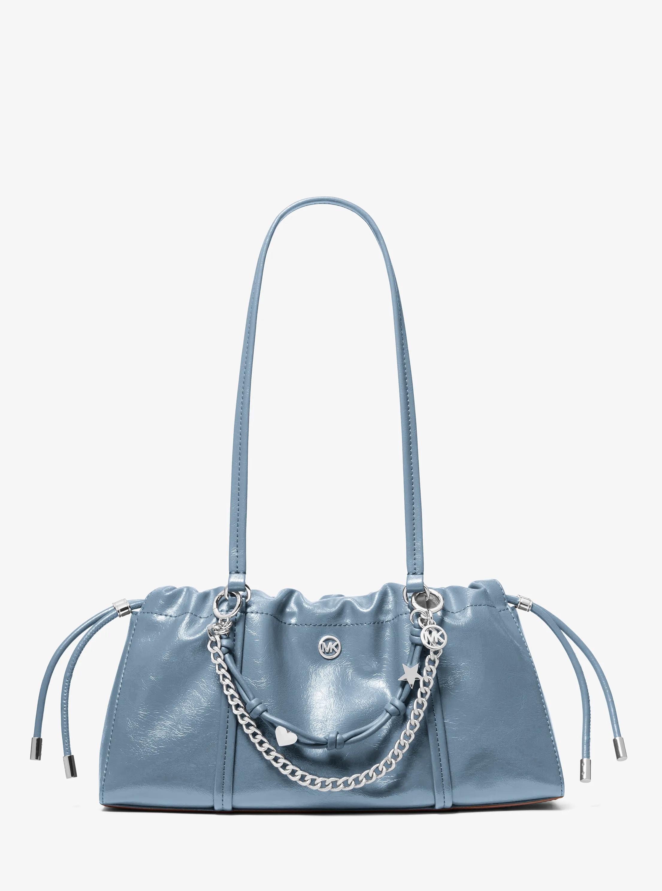 Matilda Small Cinched Shoulder Bag in Blue - One Size