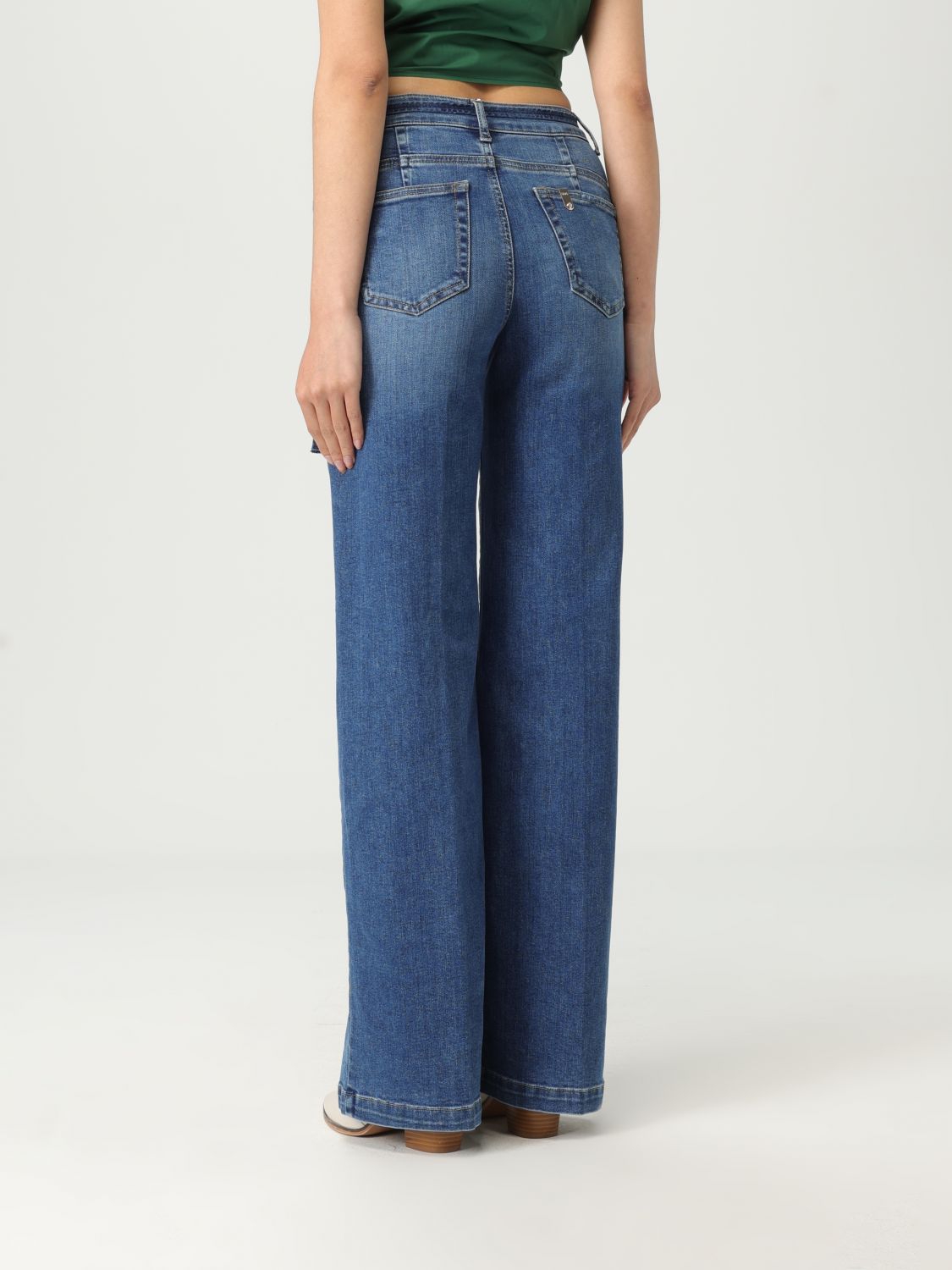 Jeans LIU JO Woman color Denim