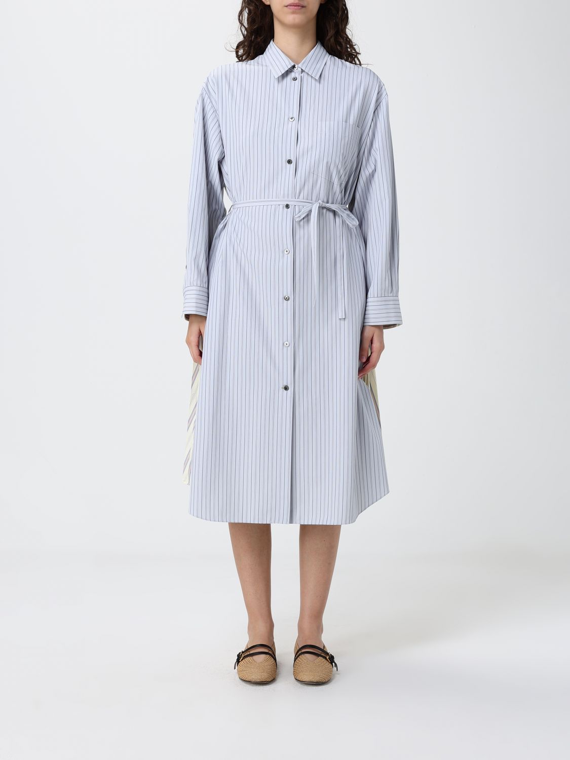 Dress Woman color Gnawed Blue