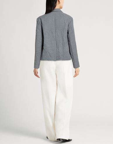 Woman Blazer Grey Size 2 Polyester, Viscose, Polyamide