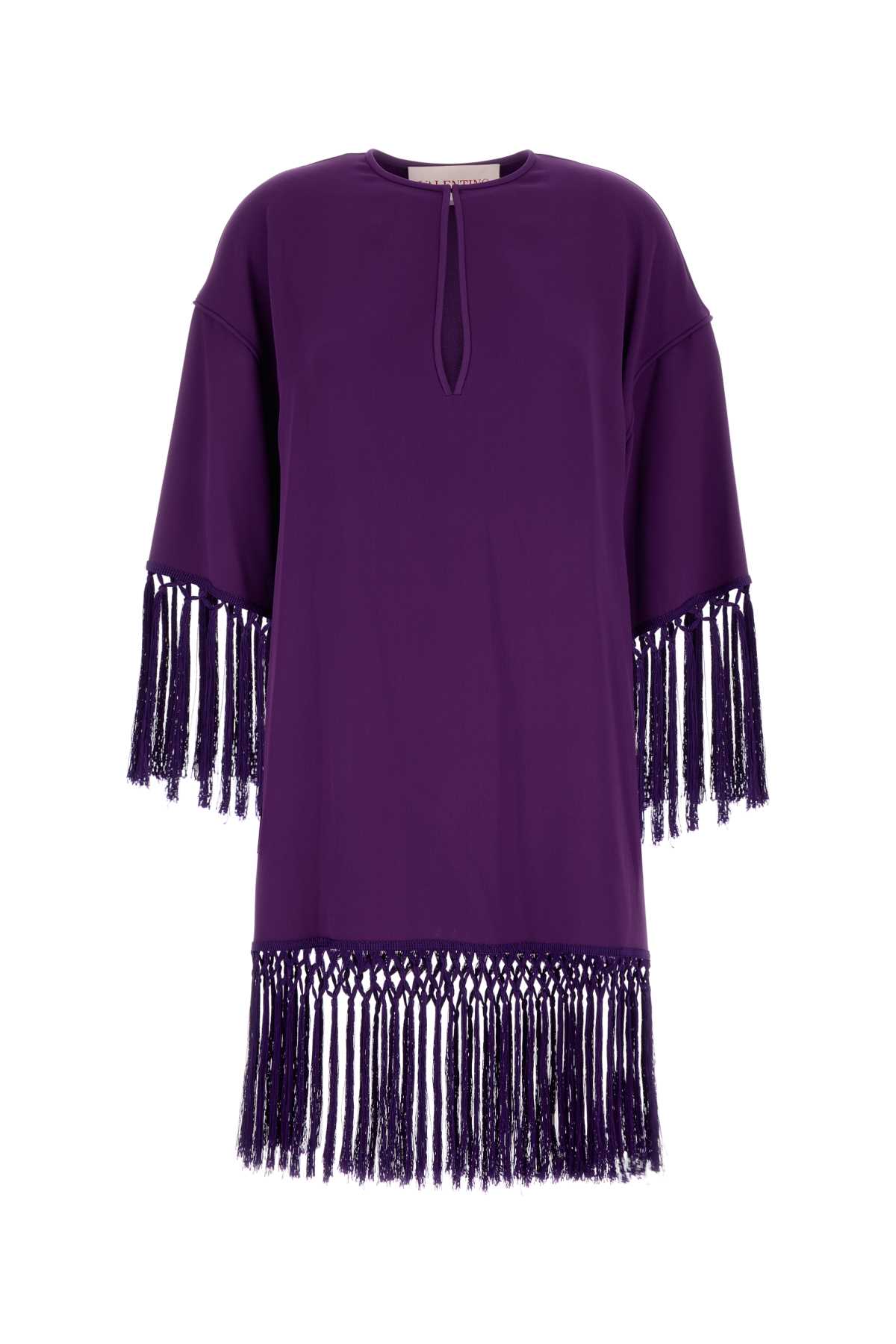Solid Dress — Purple