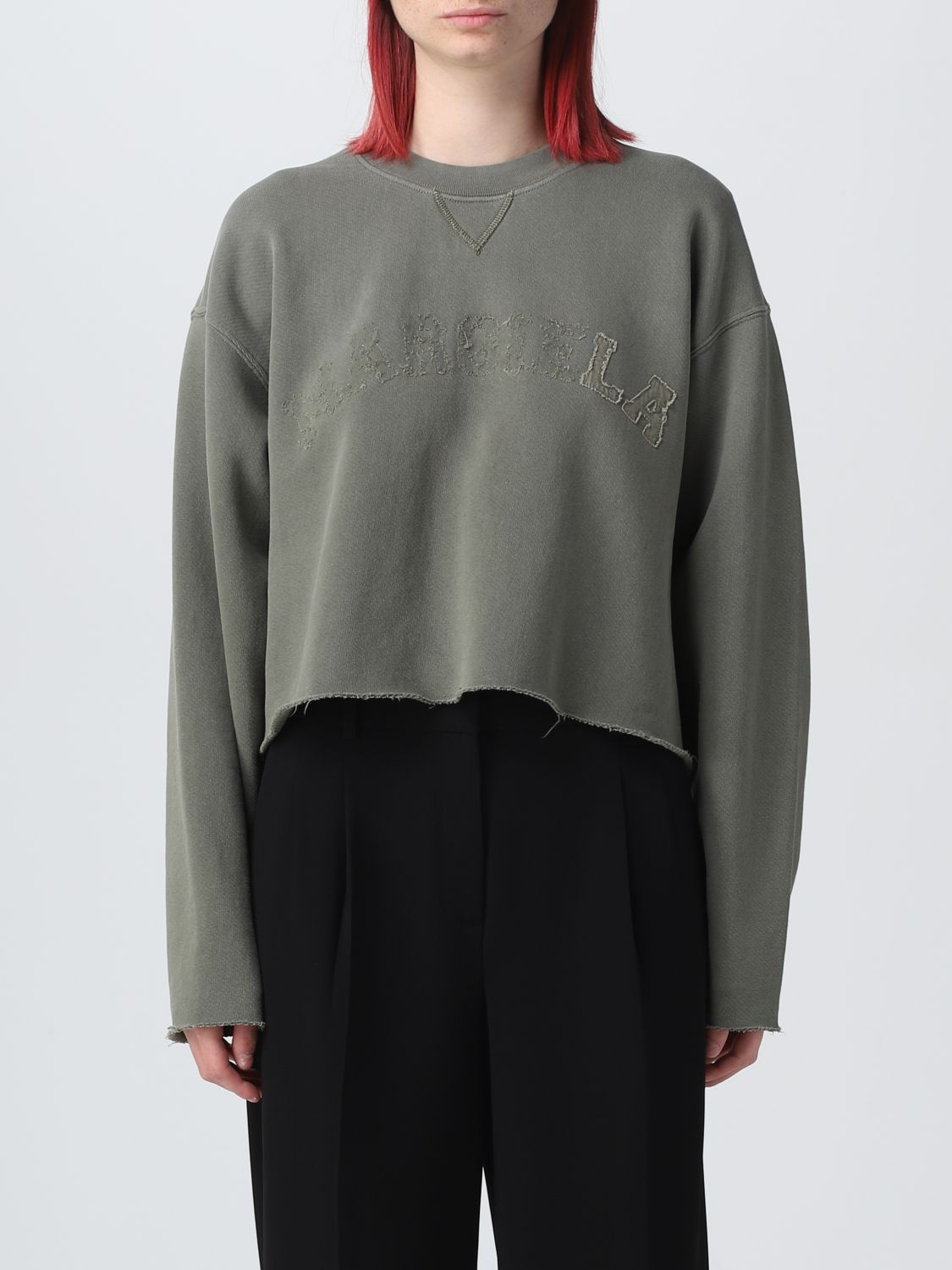 Sweatshirt Woman color Green