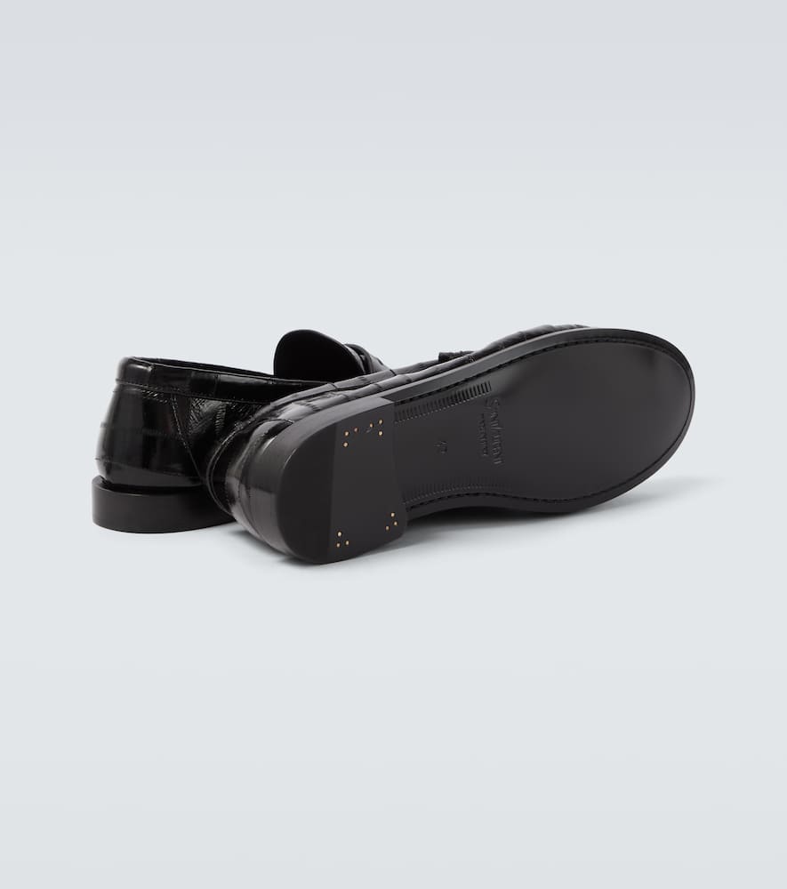 Le Loafer leather penny loafers