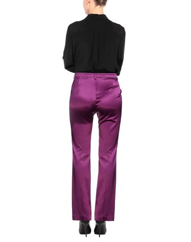 Woman Pants Garnet Size 4 Acetate, Viscose, Elastane