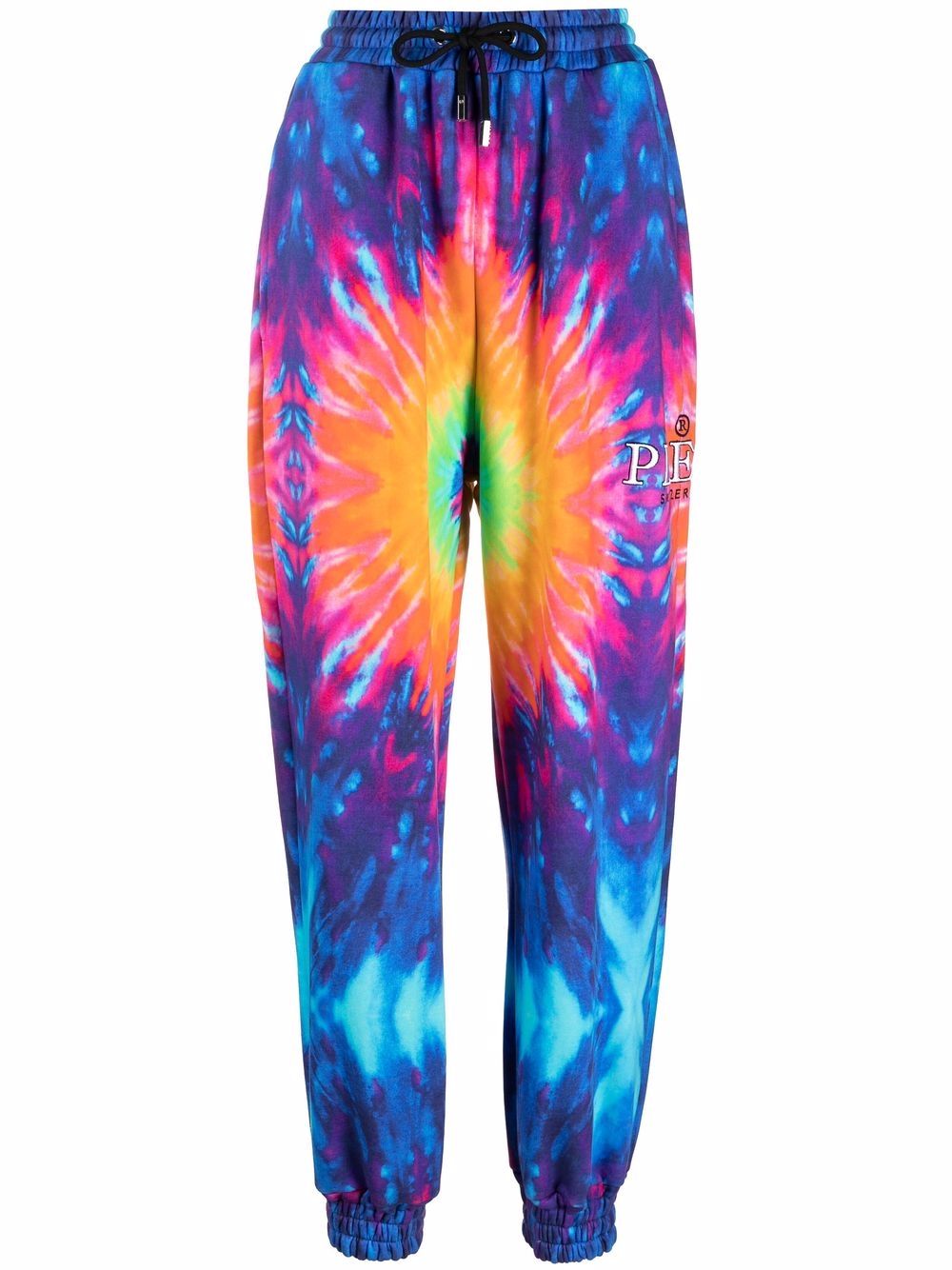 Tie-dye tracksuit bottoms - Black