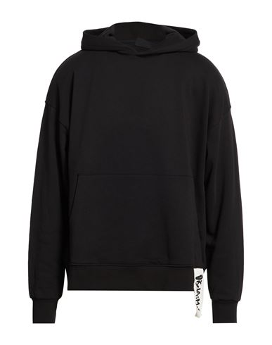 Man Sweatshirt Black Size L Cotton