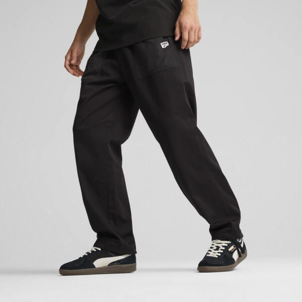 PUMA DOWNTOWN Men's Parachute Pants in Black