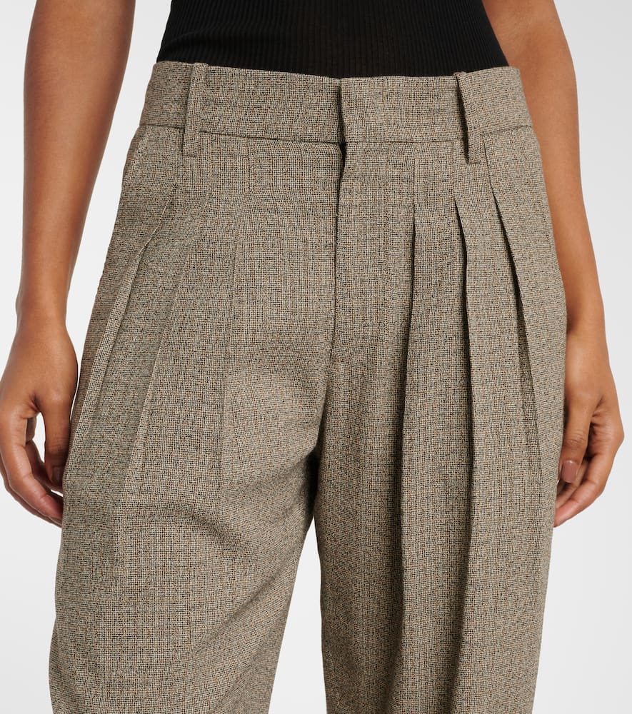 Iwena cotton-blend tapered pants