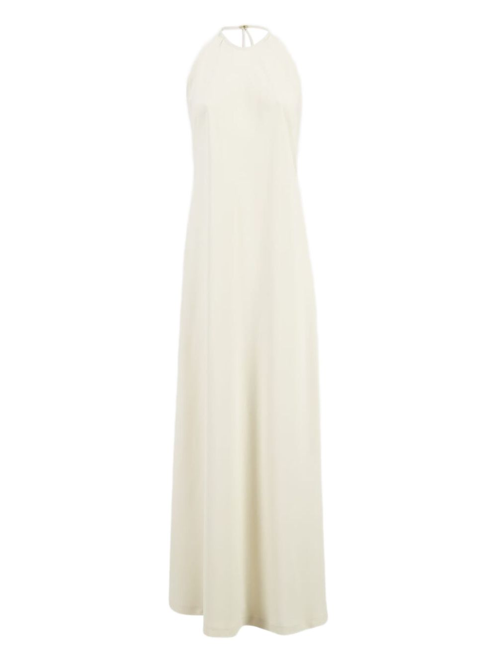 Halterneck gown - White