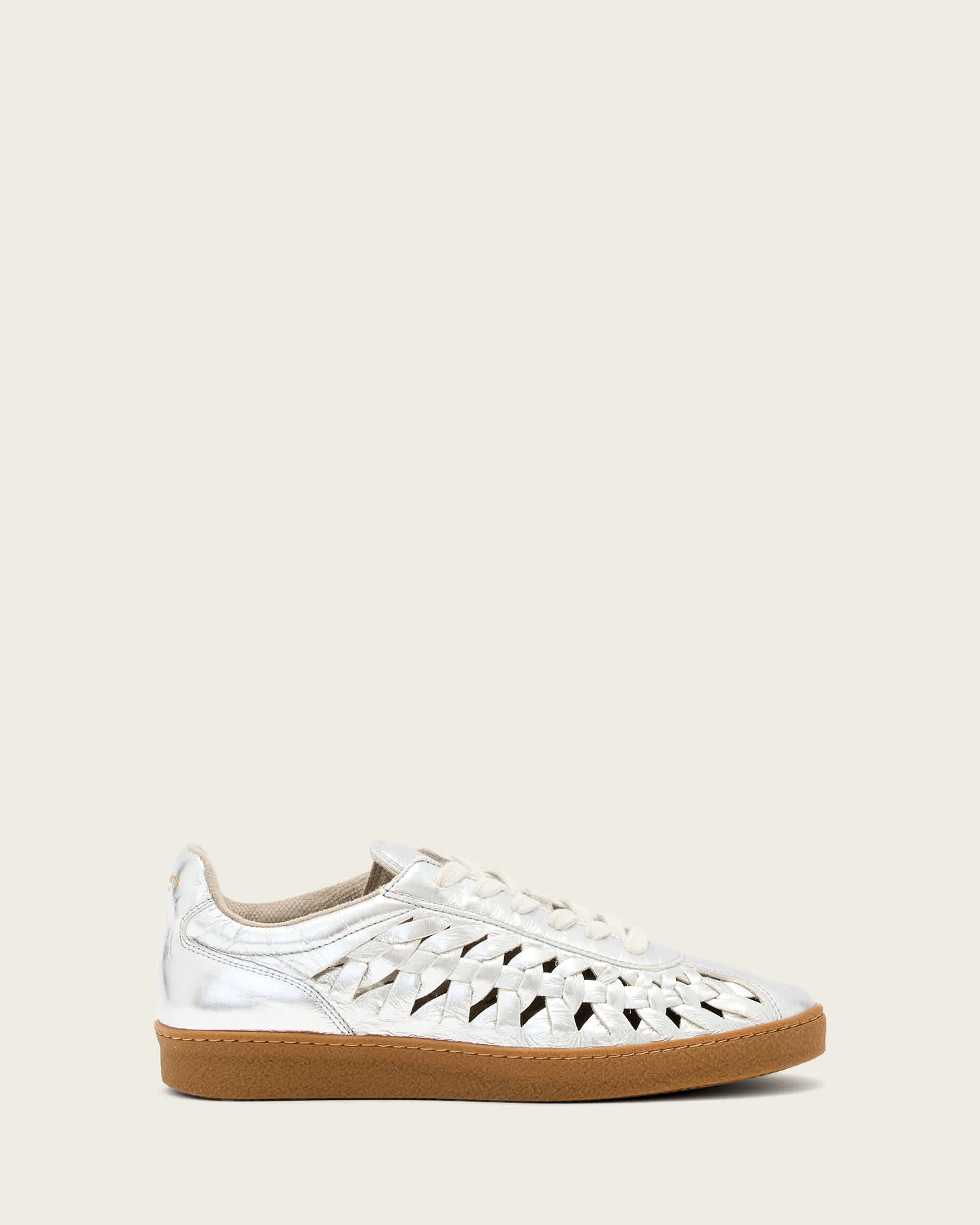 Velma Leather Woven Sneakers