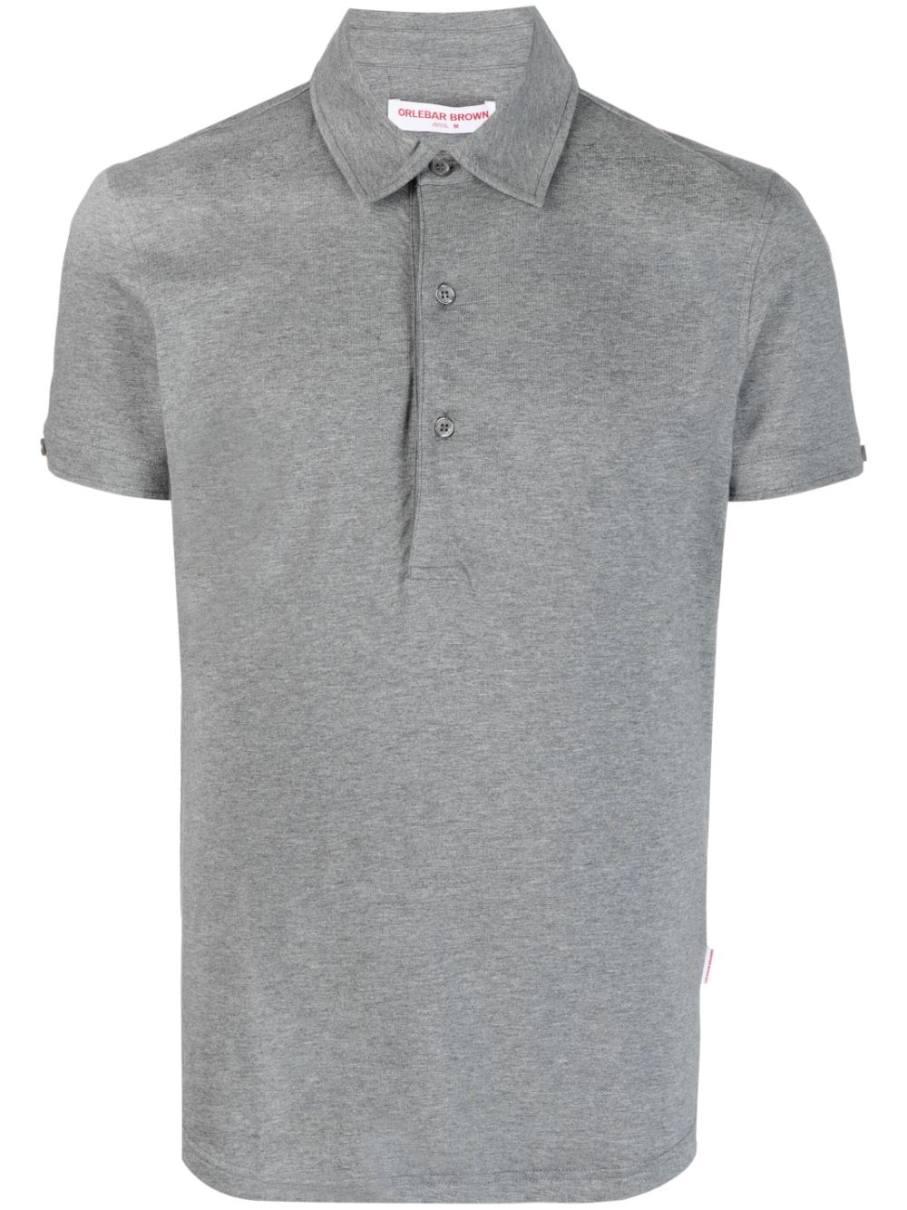 Short-sleeved polo shirt - Grey