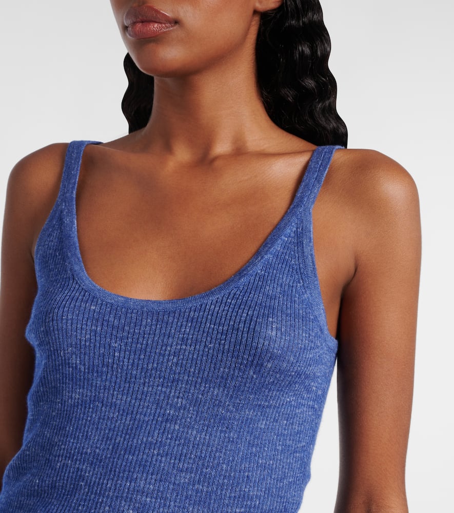 Cynxia cashmere, silk, and hemp tank top