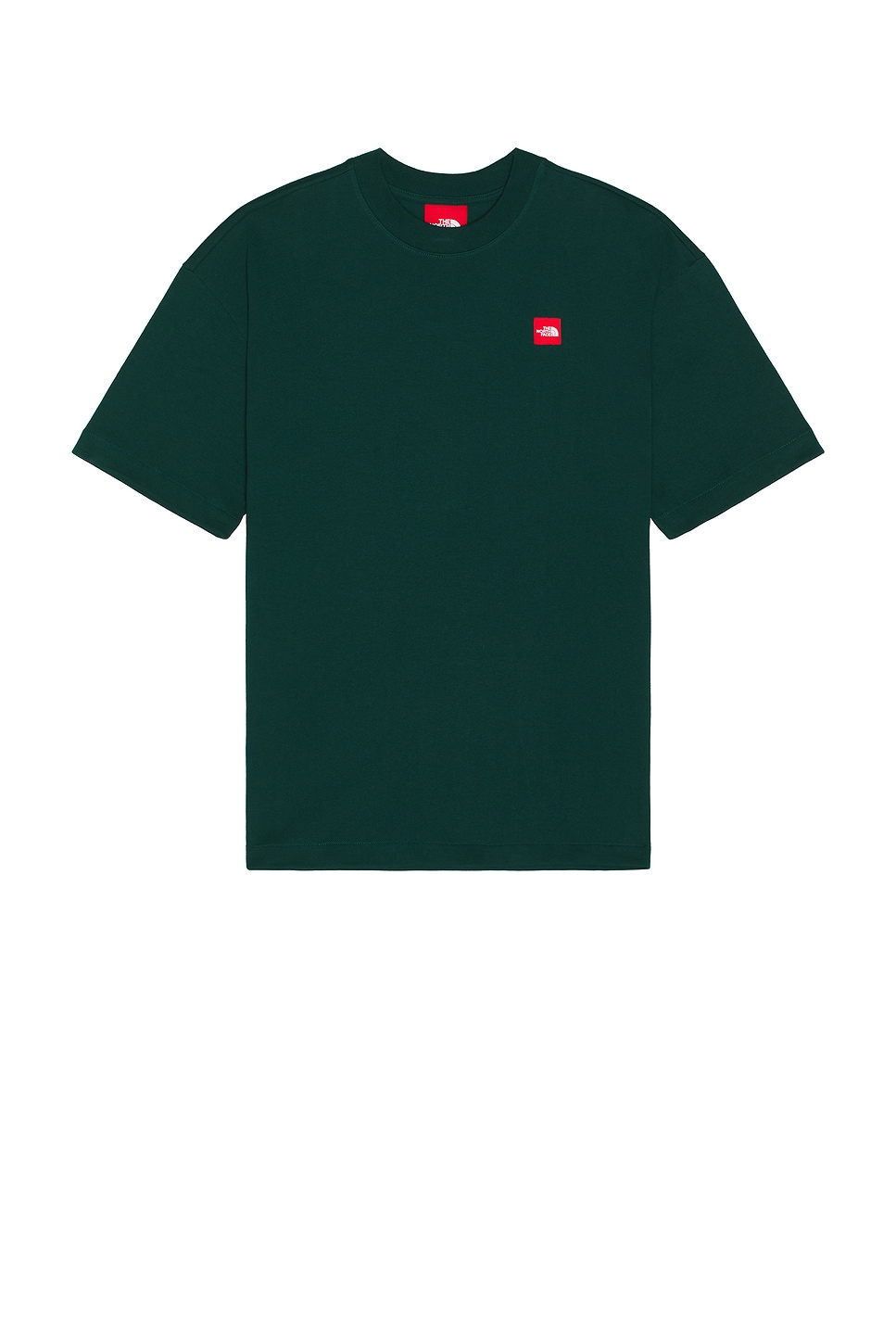 The North Face Red Box Tee in Hunter Green - Green. XXL/2X also in L, M, S, XL/1X
