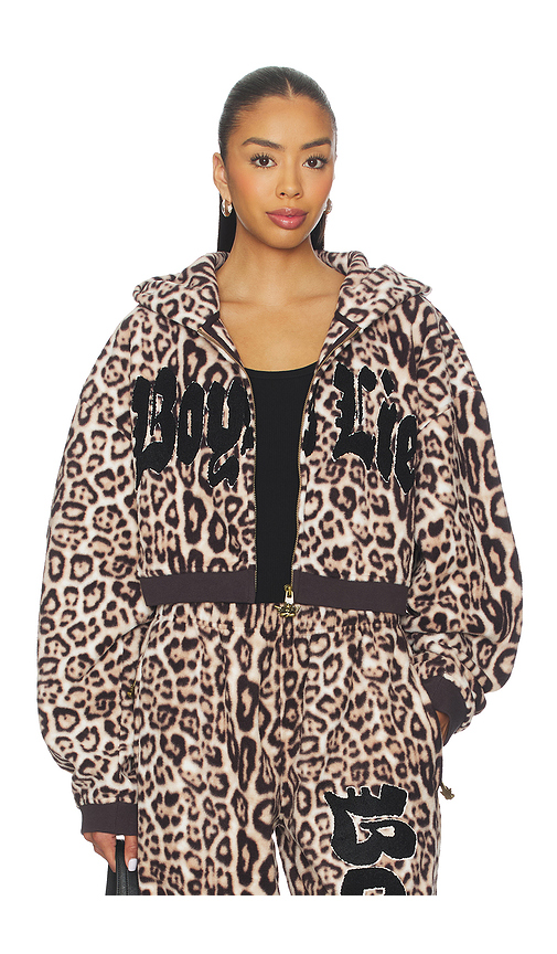 Boys Lie No One Likes A Cheetah Alex Hoodie in Multi. XS/S also in M/L