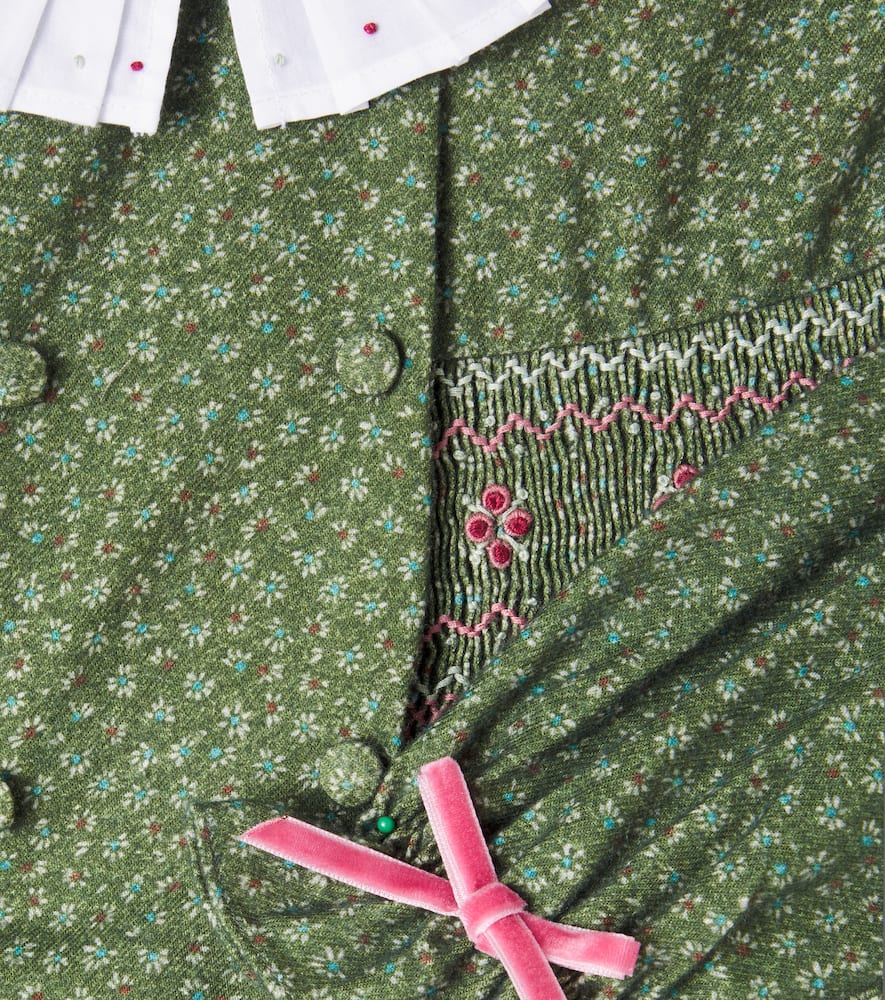 Magdalena floral smocked cotton dress