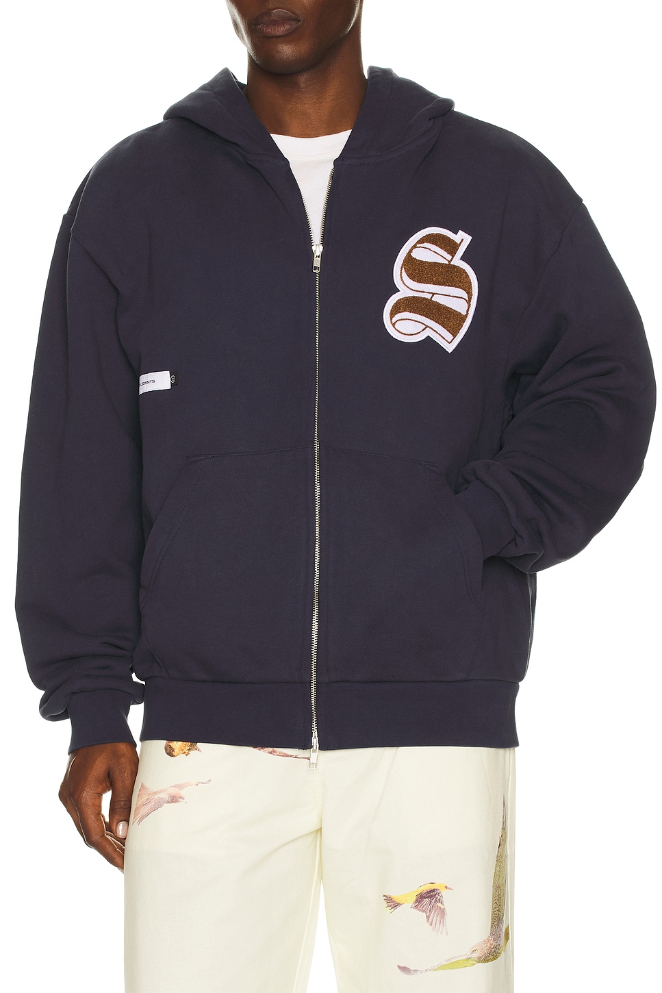 Students Golf Qualifications Fleece Zip Hoodie in Navy. M also in S, L, XL/1X