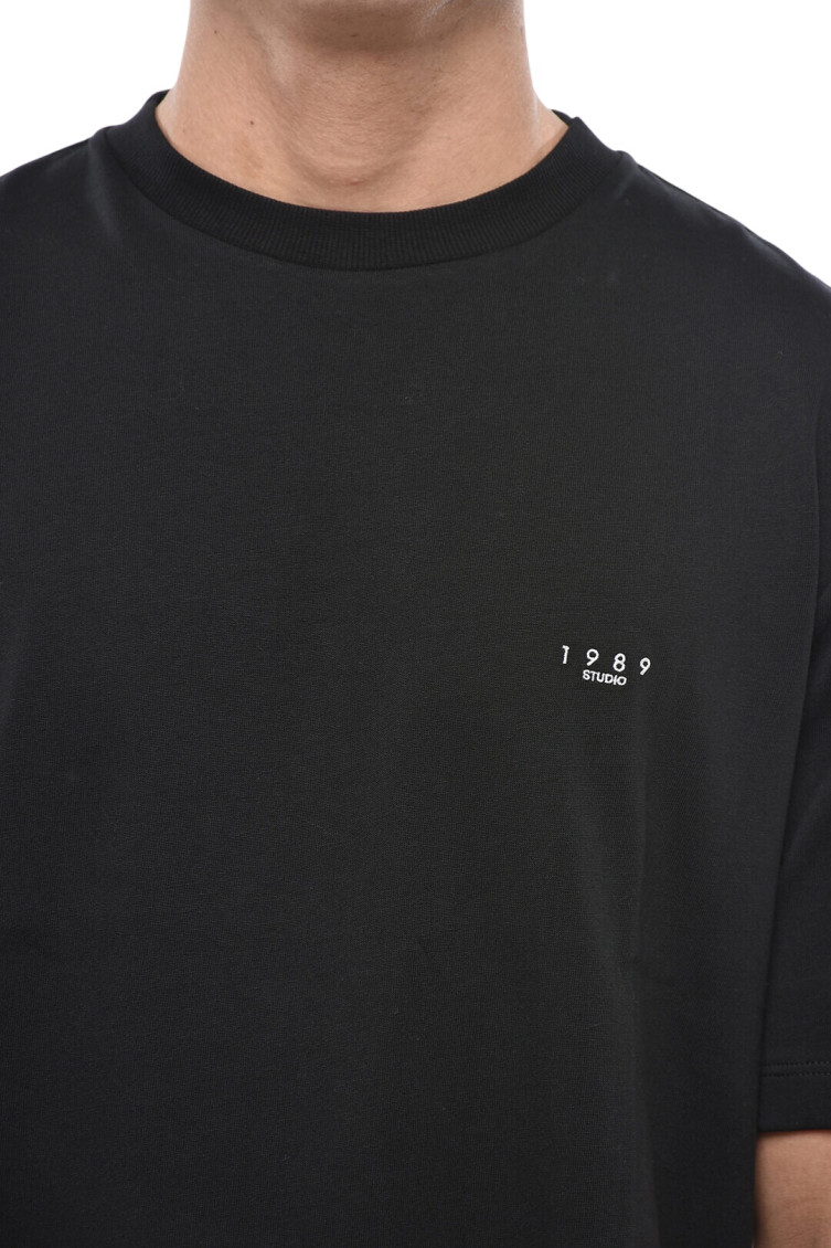 Black Cotton T-shirt