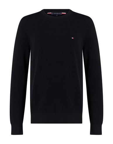 Man Sweater Black Size M Cotton