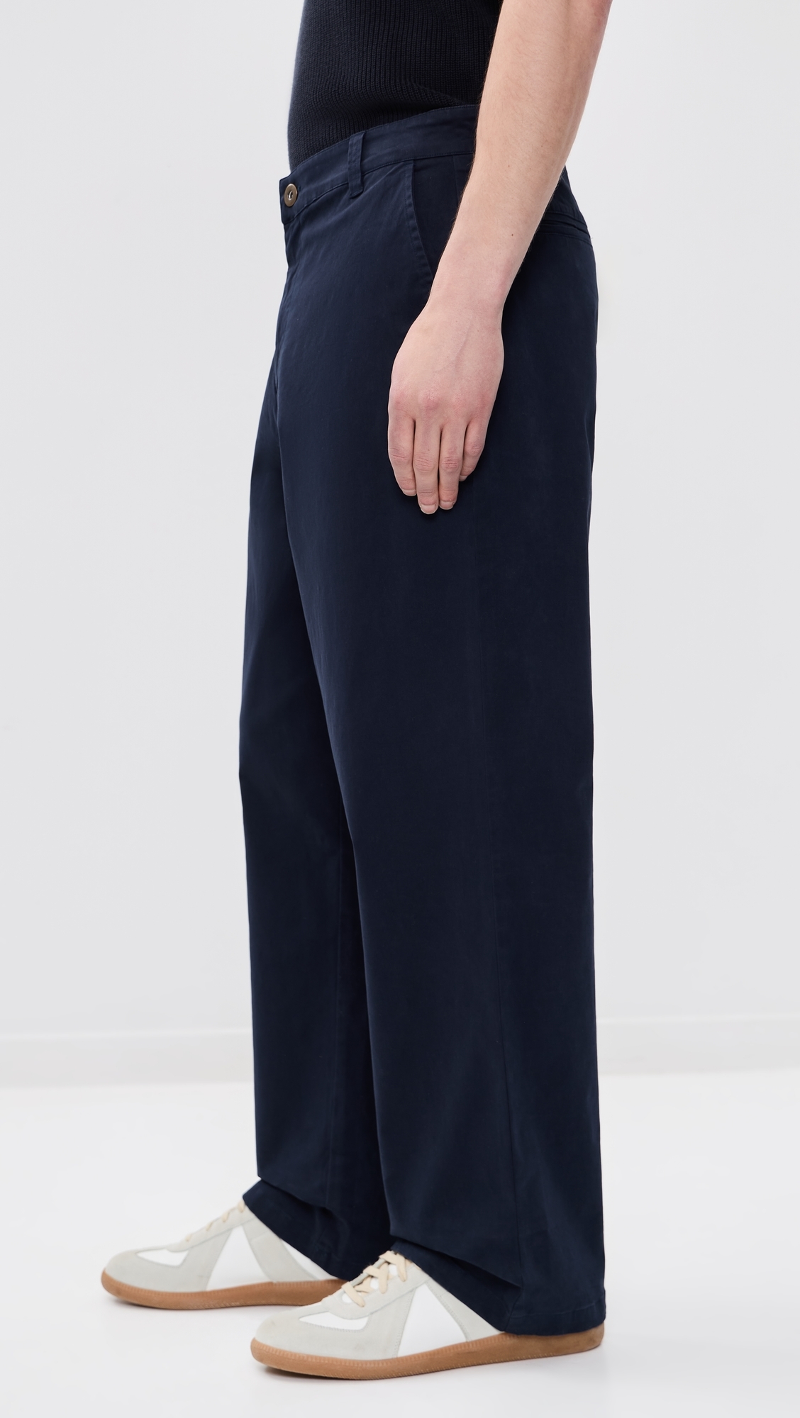 Stretch Chinos Dark Blue