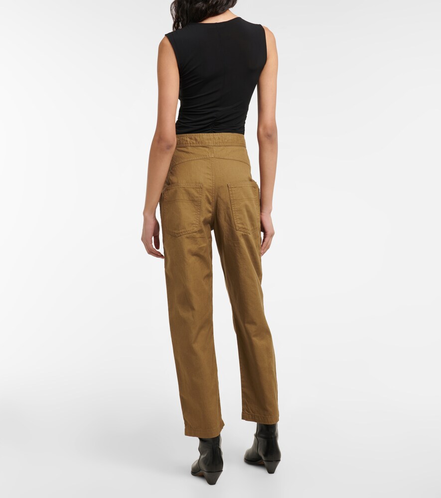 Pandore cotton-blend pants