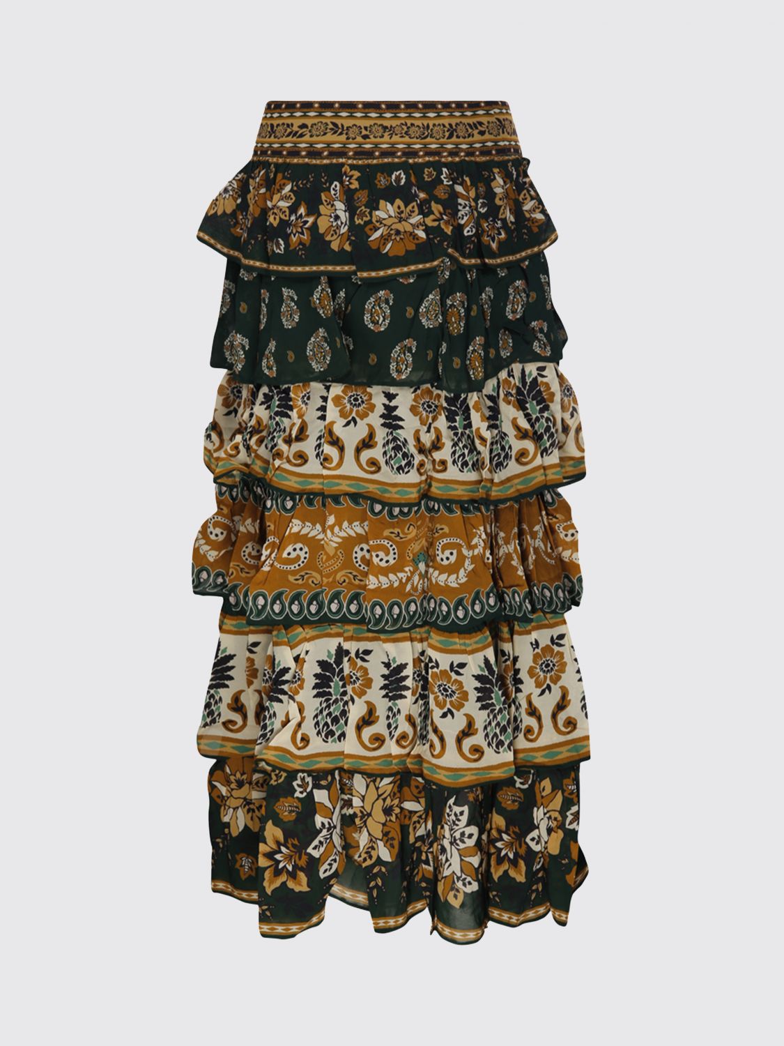 Skirt Woman color Green