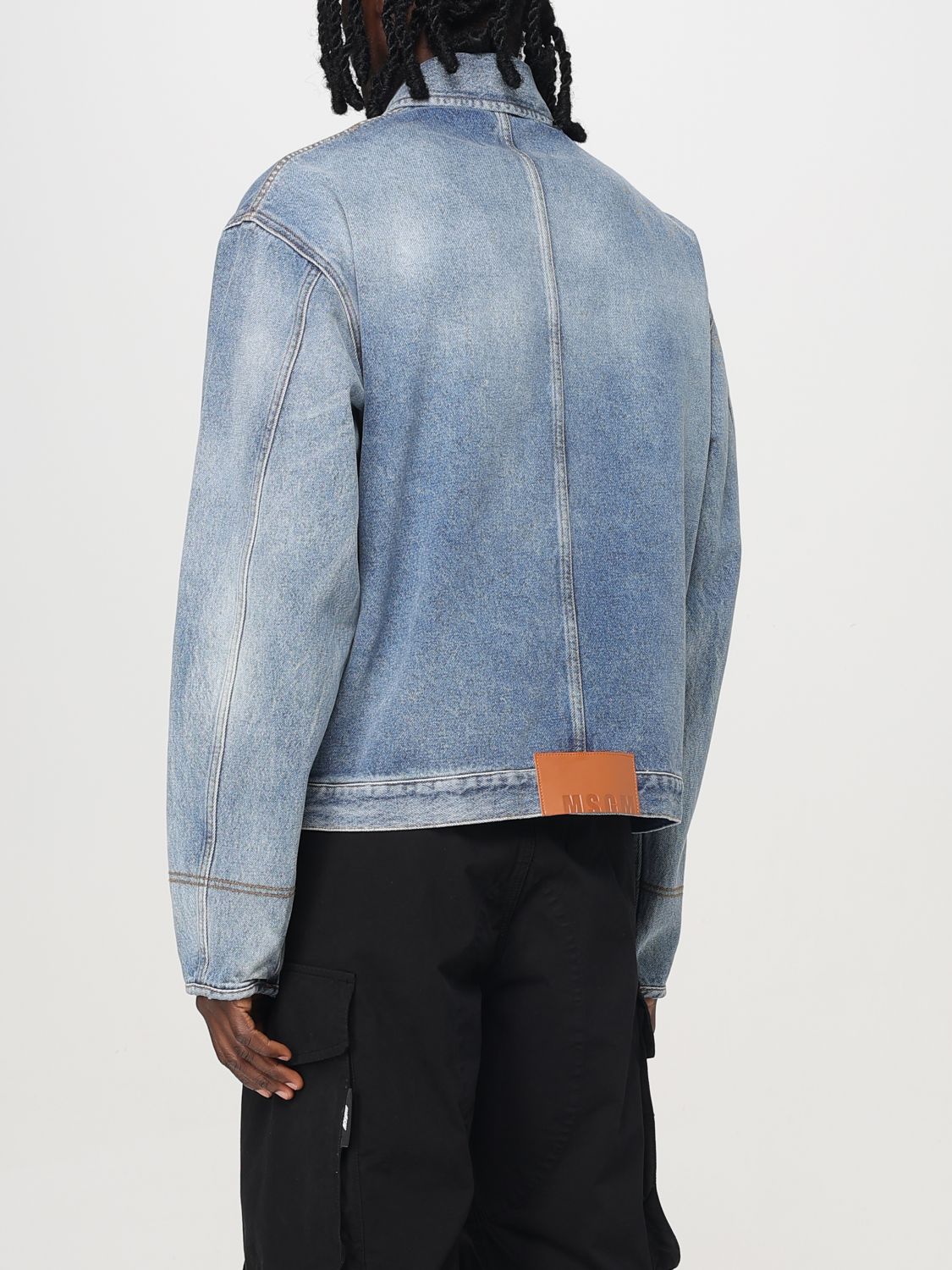 Jacket Men color Denim
