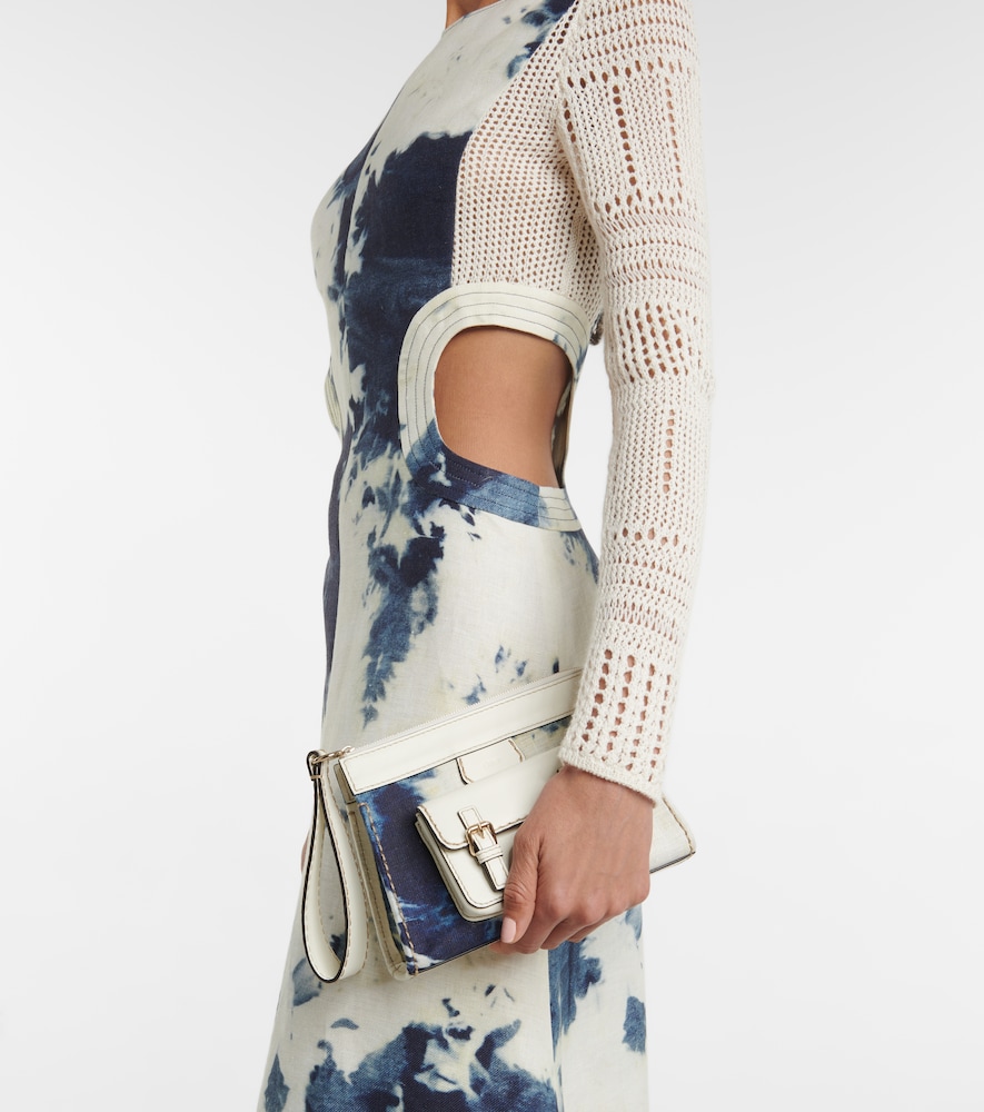 Exclusive to Mytheresa - Tie-dye cutout midi dress