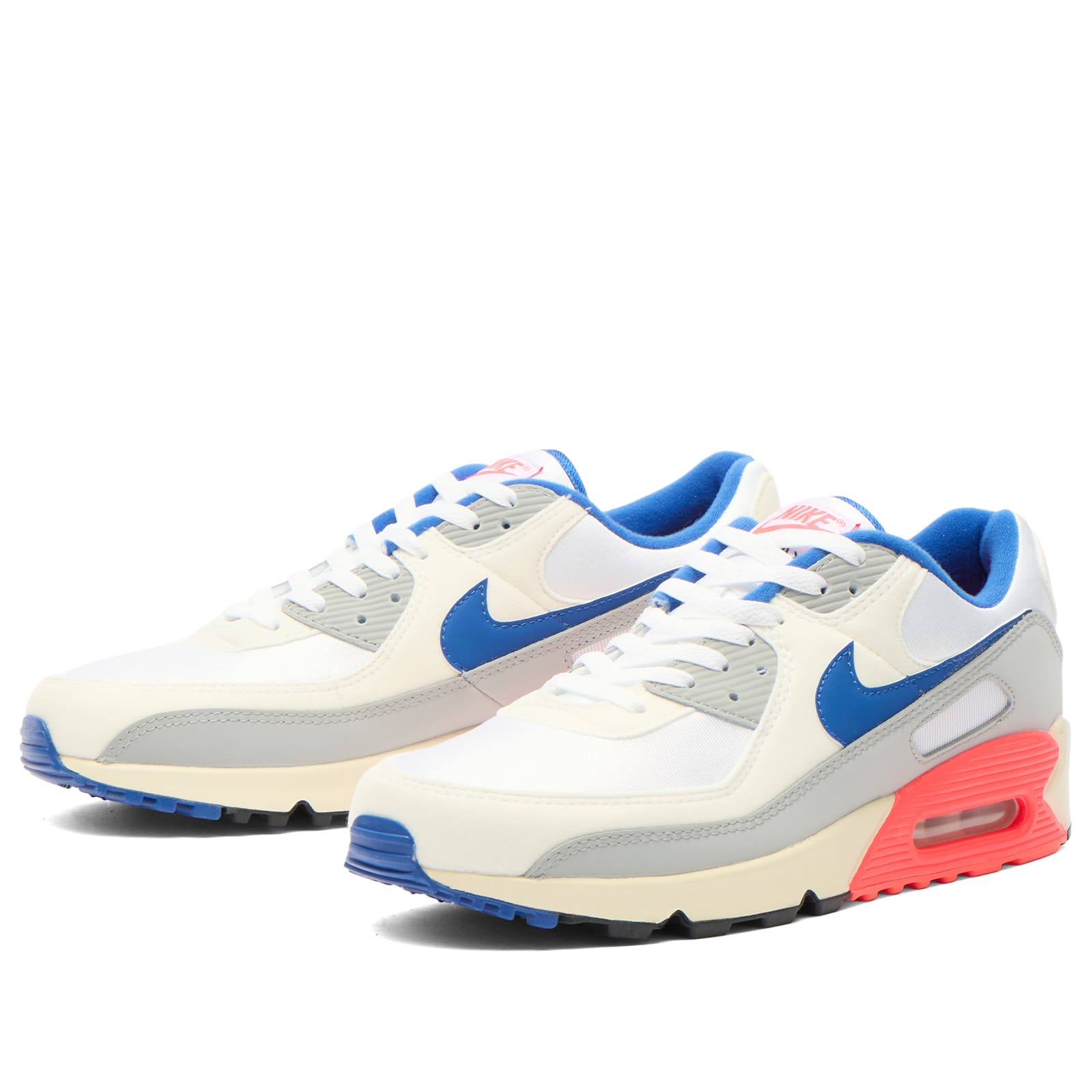 Air Max 90 Qs Ultramarine Sneaker in Light Base Grey/Sport Royal/Coconut Milk