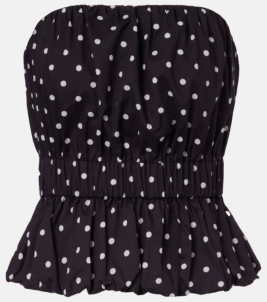 Aurelia polka-dot top