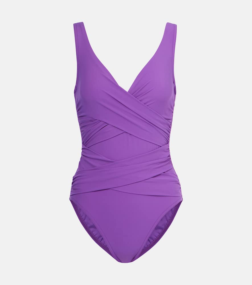 Gathered swimsuit