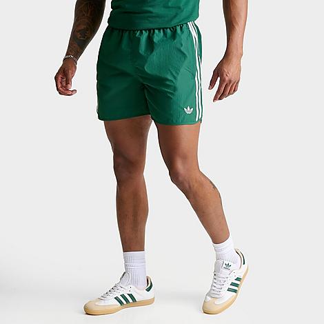Men's Originals adicolor Classics Sprinter Shorts in Collegiate Green/White