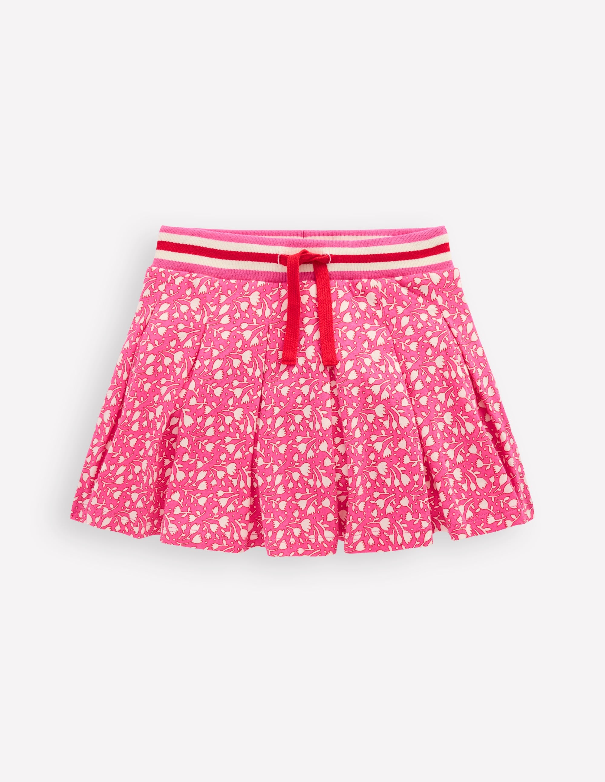 Girls Pleated Jersey Skort in Pink | Size 2-3 Years