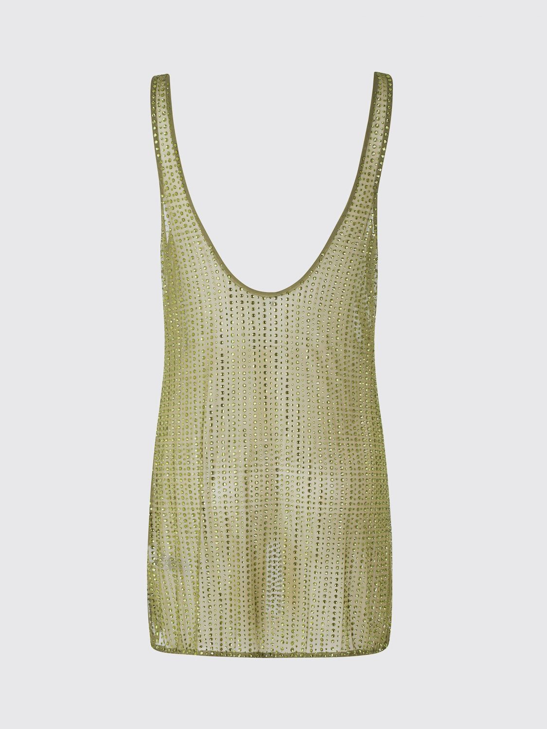 VENUJA stud-embellished mini dress - Grey