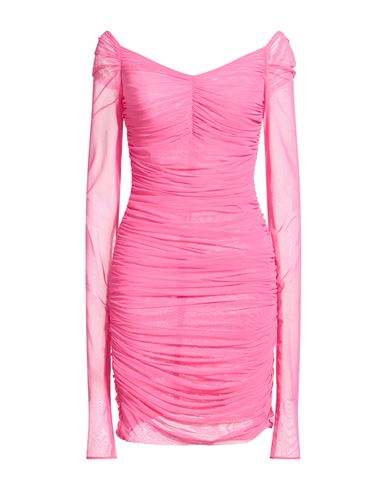 Woman Mini dress Pink Size 8 Polyamide, Elastane