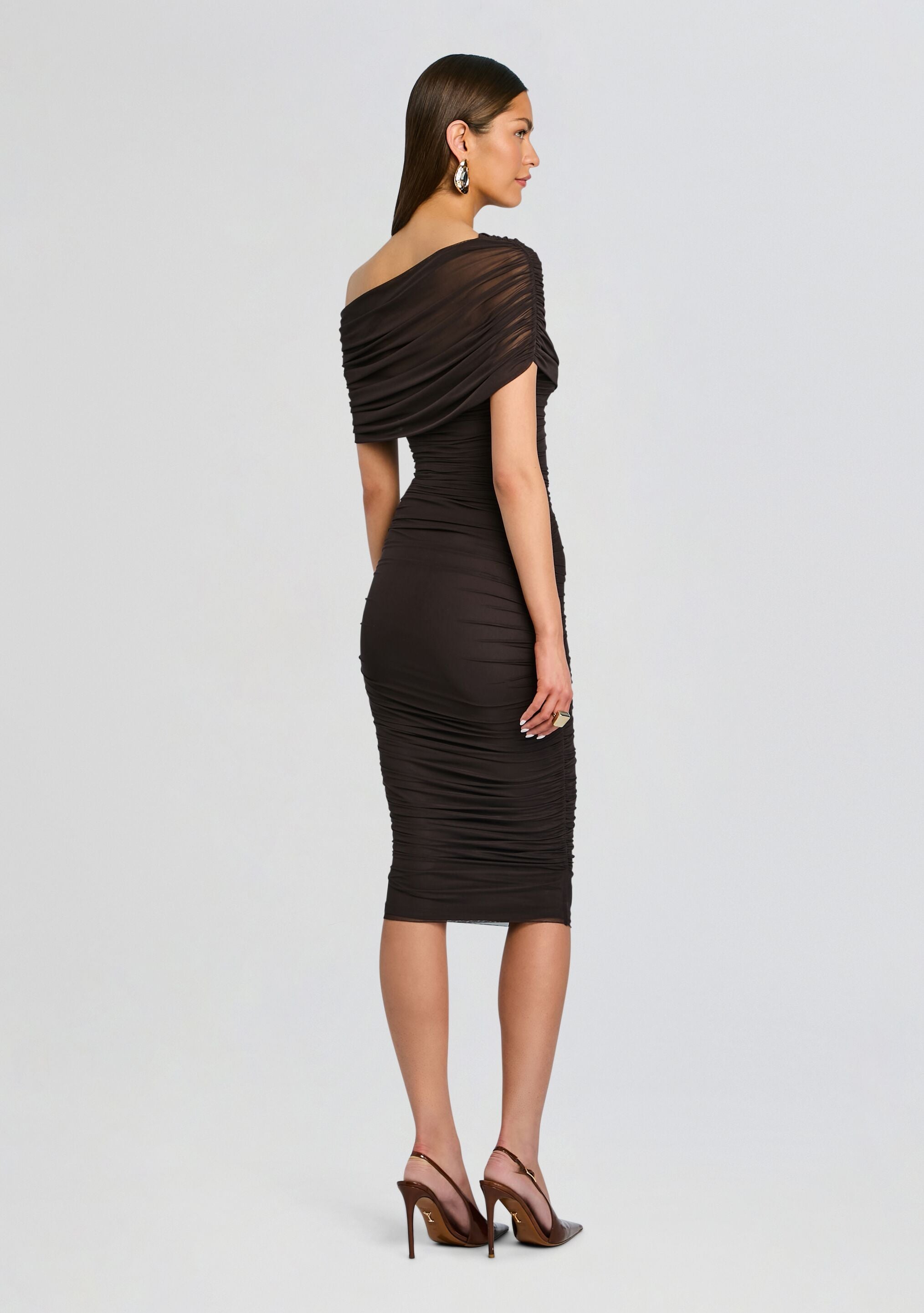 Nyssa Mesh Midi Dress