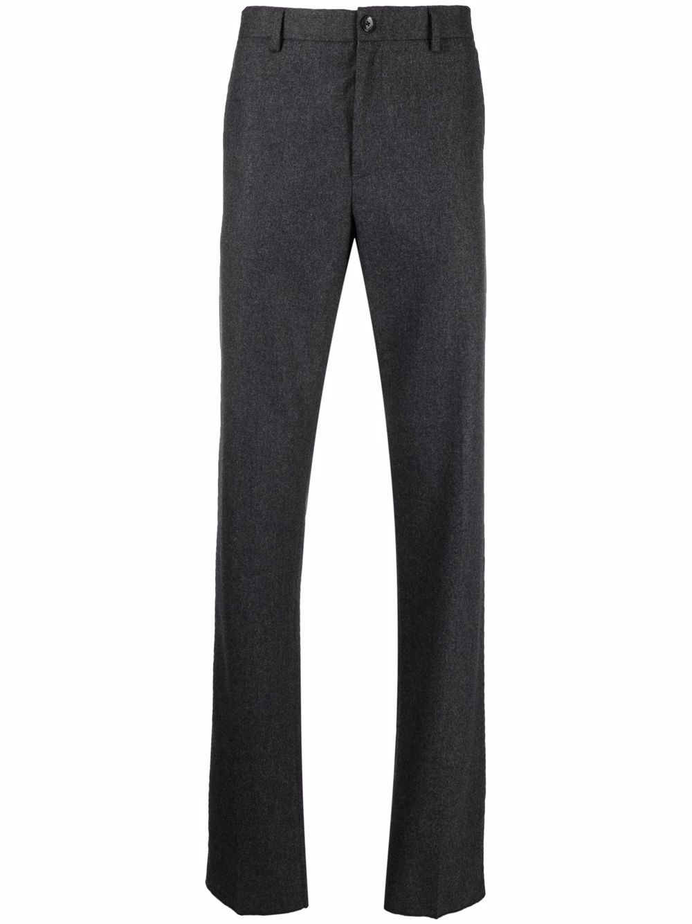Iconic straight-leg tailored trousers - Grey