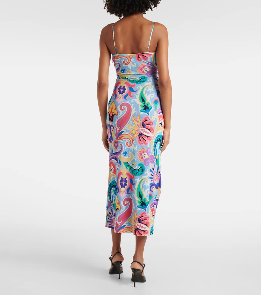 Printed midi dress