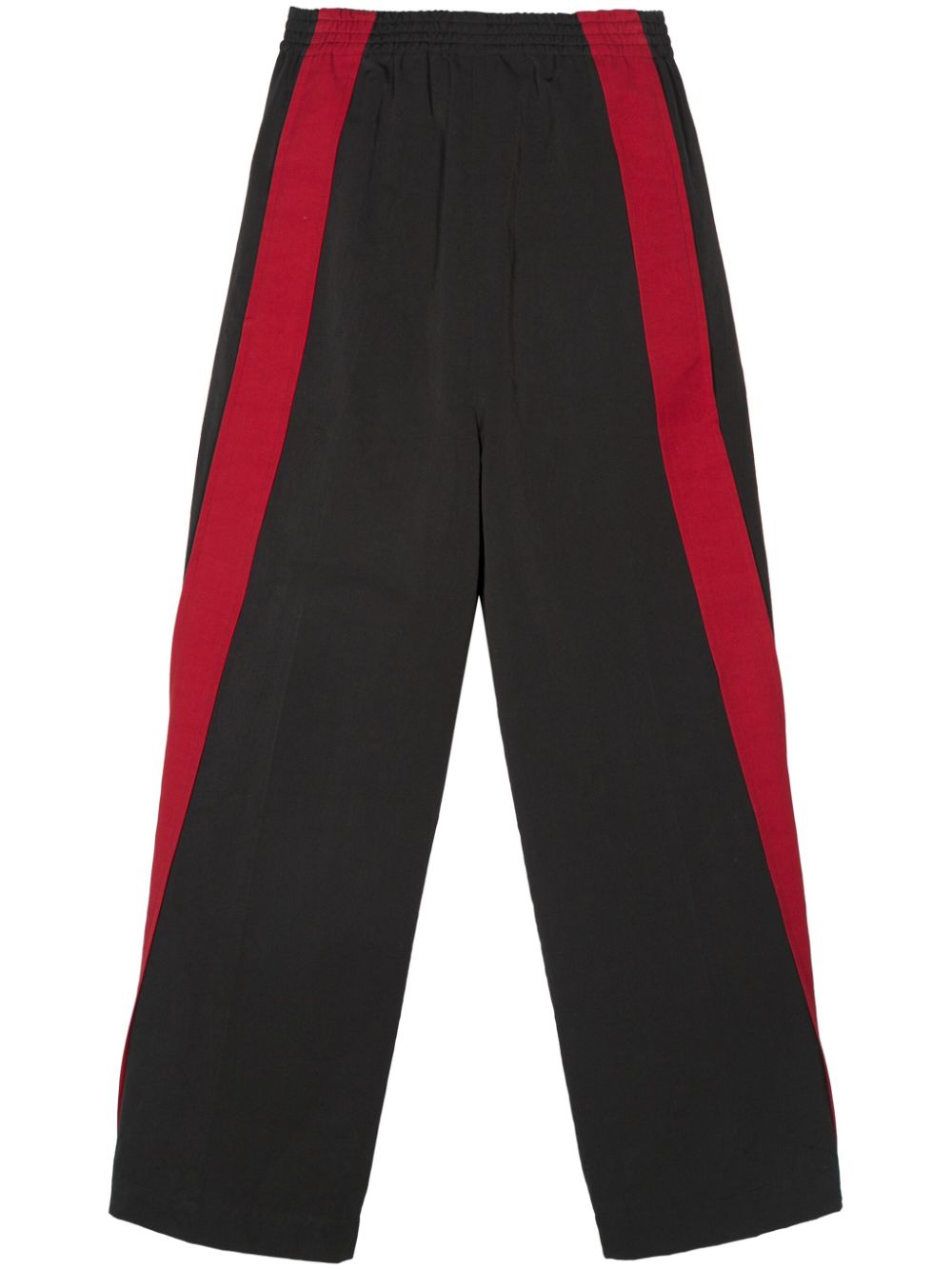 Fred high-waist loose-cut trousers - Black